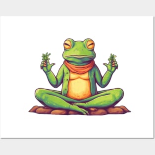 Frog pose is definitely our new fave yoga move Posters and Art